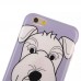 iPhone 6 6s 4.7 - iinu TPU Soft Cartoon Phone Protective Cover Case - Schnauzer